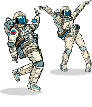 Astronaut pair